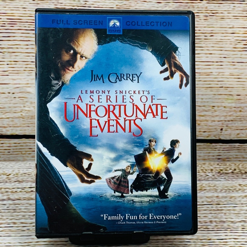 Lemony Snicket's A Series‎ of Unfortunate Events [2004 DVD] Full Screen